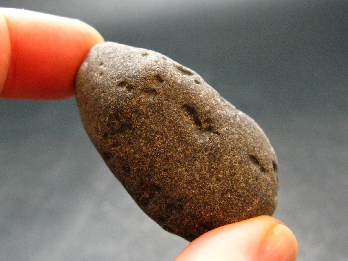 Rare Large Black Tibetan Tektite Raw Piece from Tibet - 1.7" - 30.12 Grams