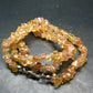 Extremely Rare Imperial Topaz Necklace From Brazil - 19" - 6 mm Polished Crystal Beads