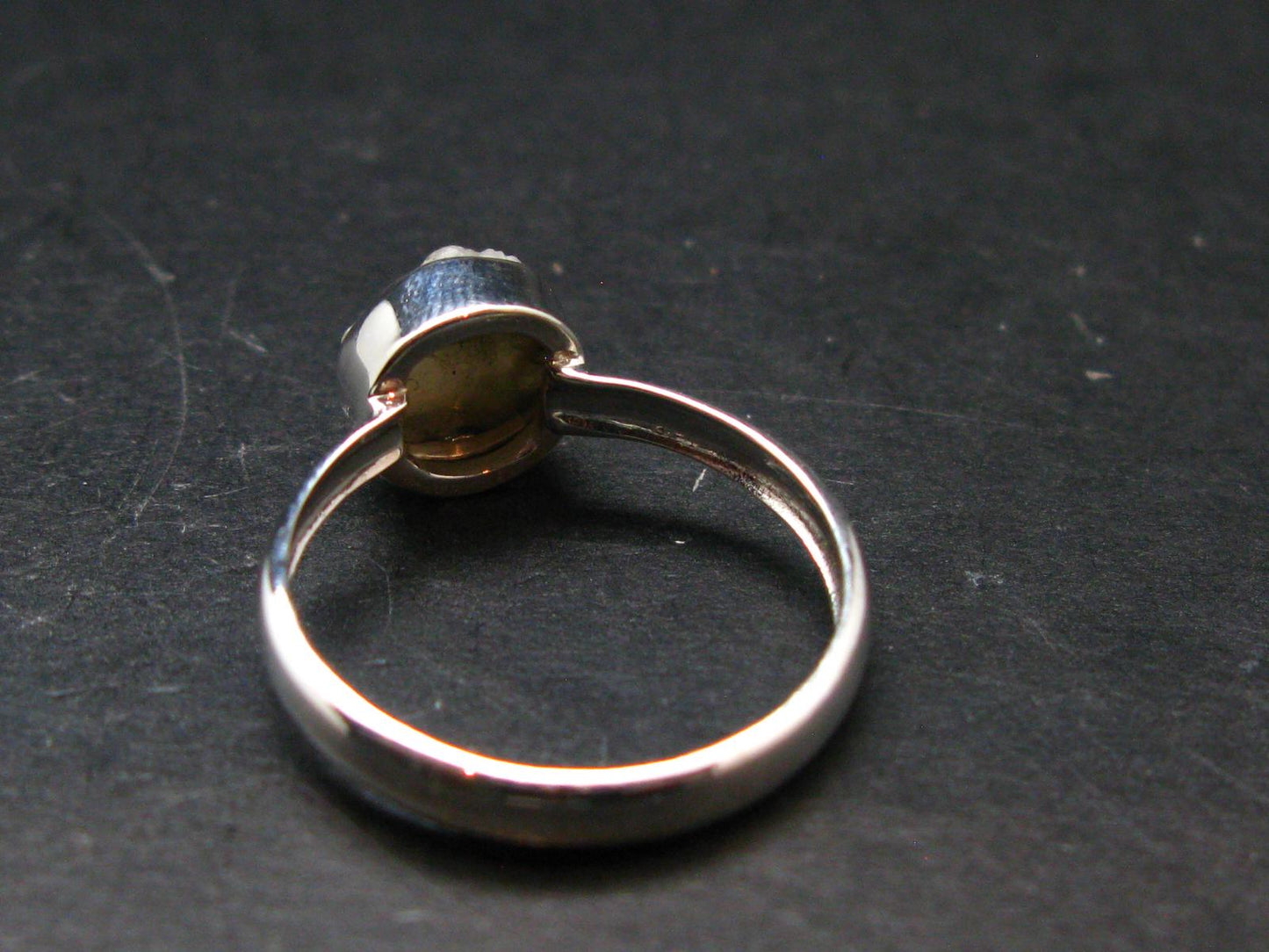 Phenakite Phenacite Sterling Silver Size 8 Ring from Nigeria - 2.13 Grams
