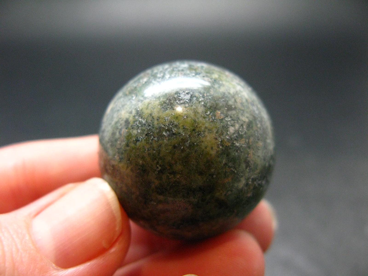 Rare Stonehenge Bluestone Sphere Ball From Wales UK - 1.2" - 41.54 Grams