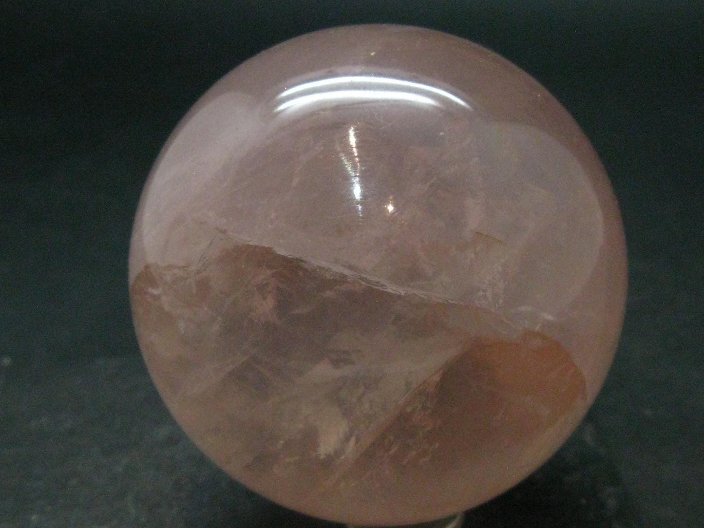 Star Rose Quartz Sphere Ball From Brazil - 2.0"