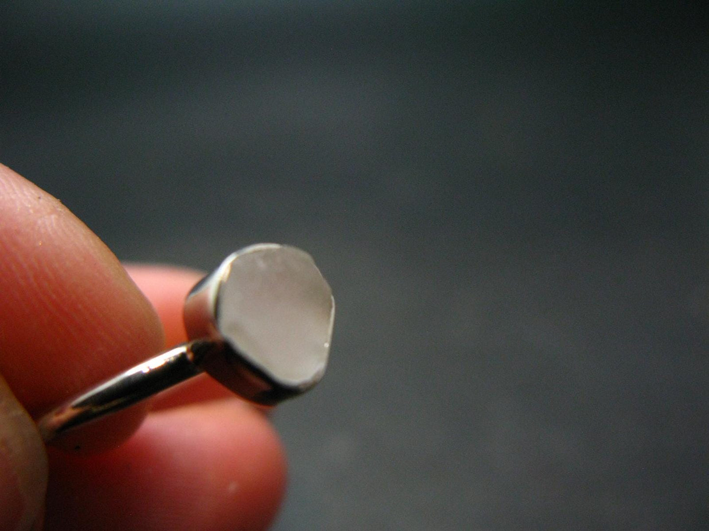 8.65 Carat Phenakite Phenacite Sterling Silver Size 6 Ring from Brazil