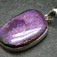 Sugilite Silver Pendant From South Africa - 1.5"