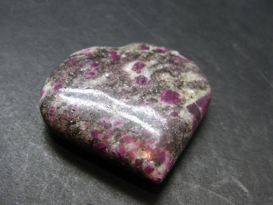 Ruby Heart From India - 1.4"