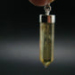 Natural Unheated Citrine Crystal Silver Pendant from Congo - 3.06 Grams