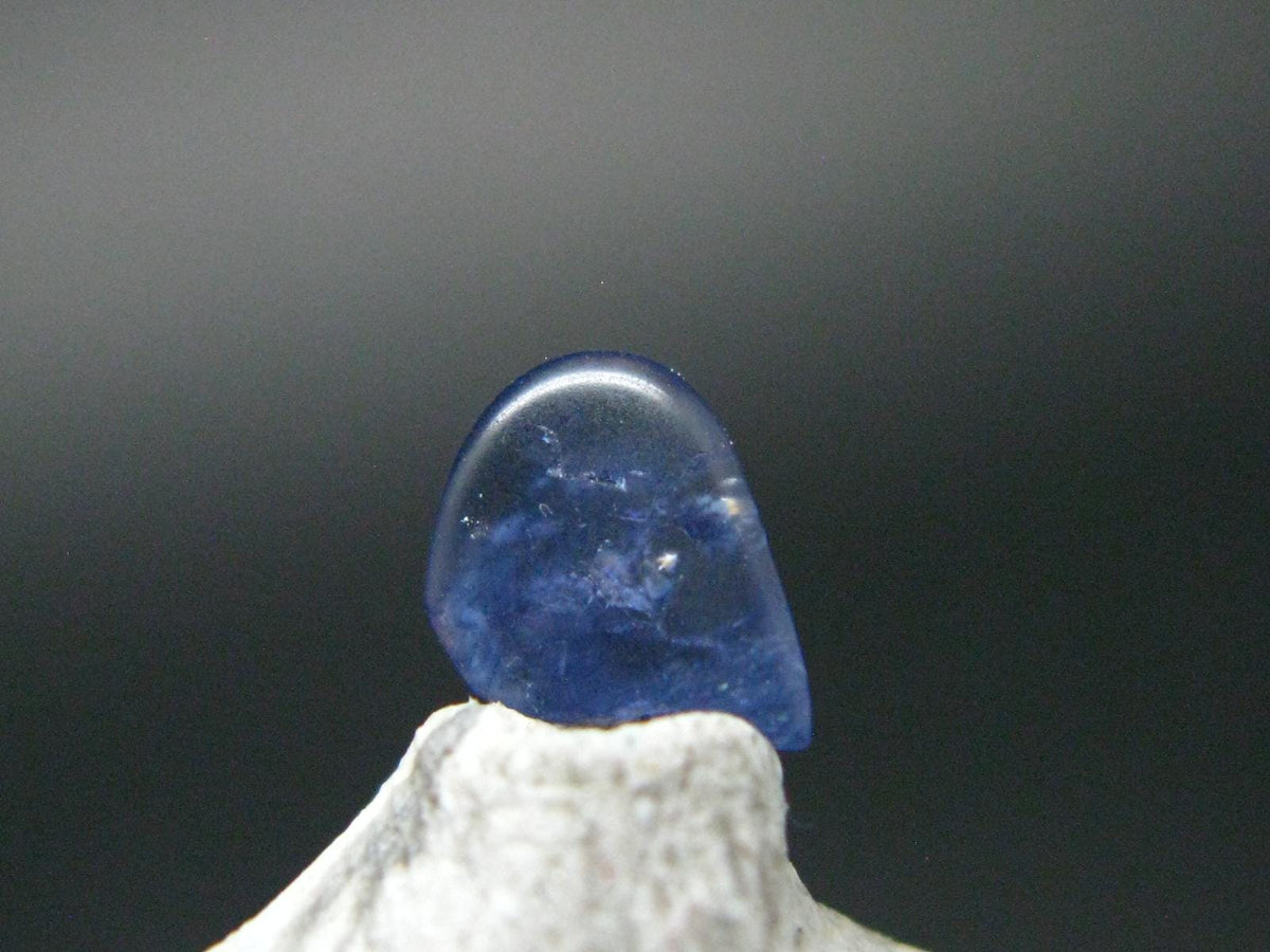 Gem Benitoite Polished Stone From California - 0.43 Carats - 6x4mm