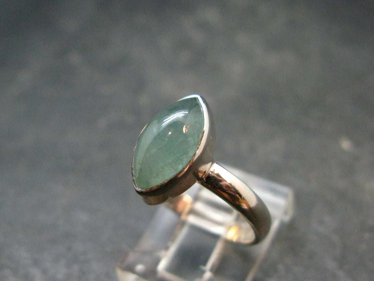Extremely Rare Grandidierite Silver Ring From Madagascar - Size 6 - 2.65 Grams