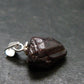 Rare Zircon Crystal Silver Pendant From Tanzania - 0.7" - 1.88 Grams