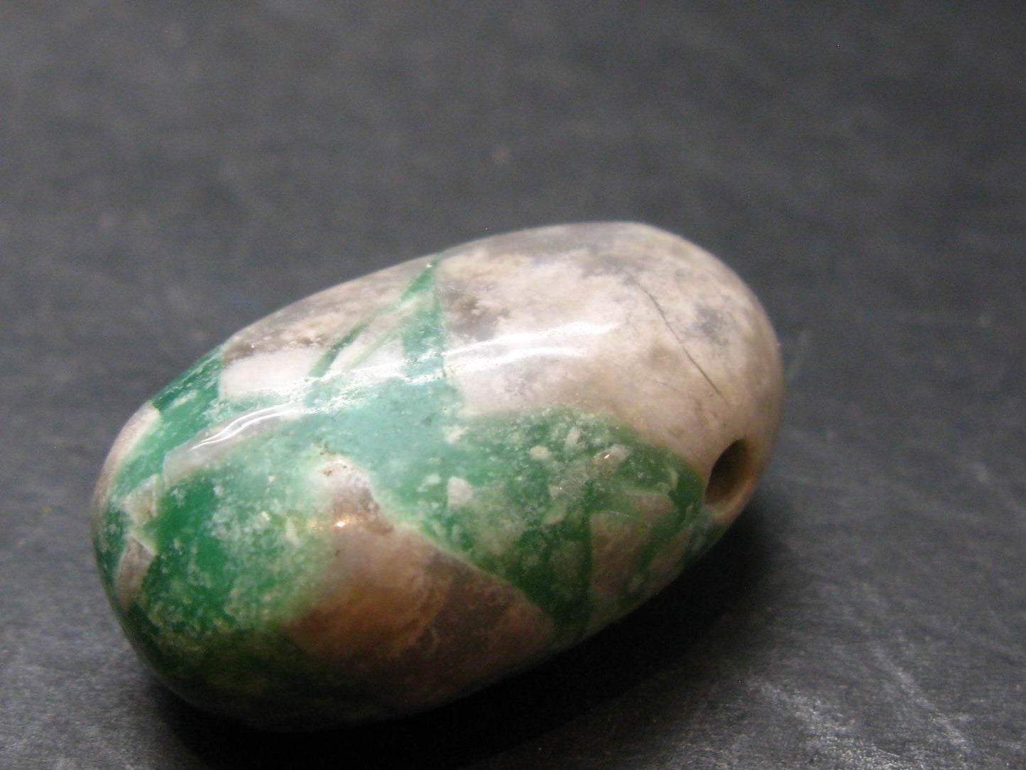 Rare Variscite Metal Free Pendant From Utah - 1.1"