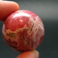 Rhodochrosite Sphere Ball from Argentina - 1.2" - 47.92 Grams