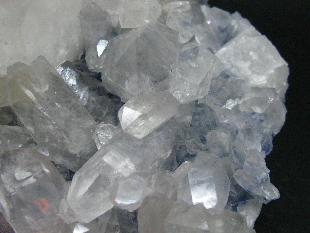 Dumortierite In Quartz Inclusion Cluster From Brazil - 4.3" - 253.86 Grams
