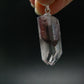 Phantom Hematite in Quartz Crystal Pendant From India - 1.4" - 5.1 Grams
