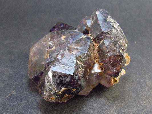 Elestial Amethyst Crystal Sceptered on Thin Stem from Zimbabwe - 64.7 Grams - 2.4"