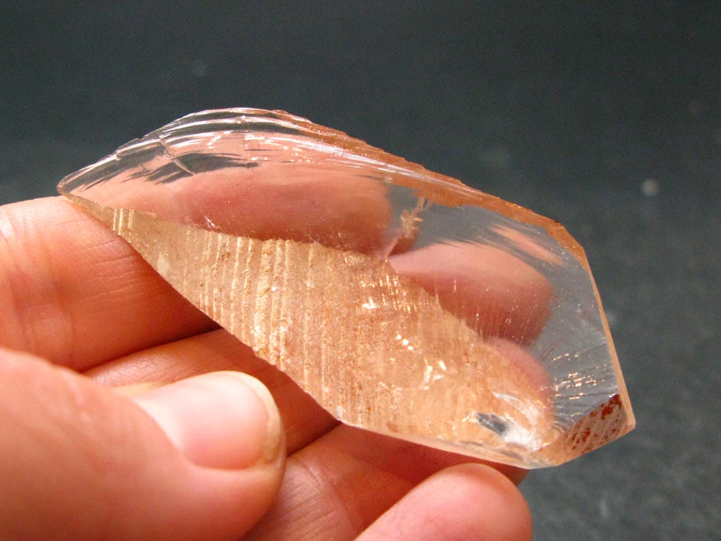 Large red Lemurian Seed Quartz Crystal From Brazil - 2.2" - 16.11 Grams
