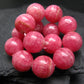 Rhodochrosite Genuine Bracelet ~ 7 Inches ~ 15mm Round Beads