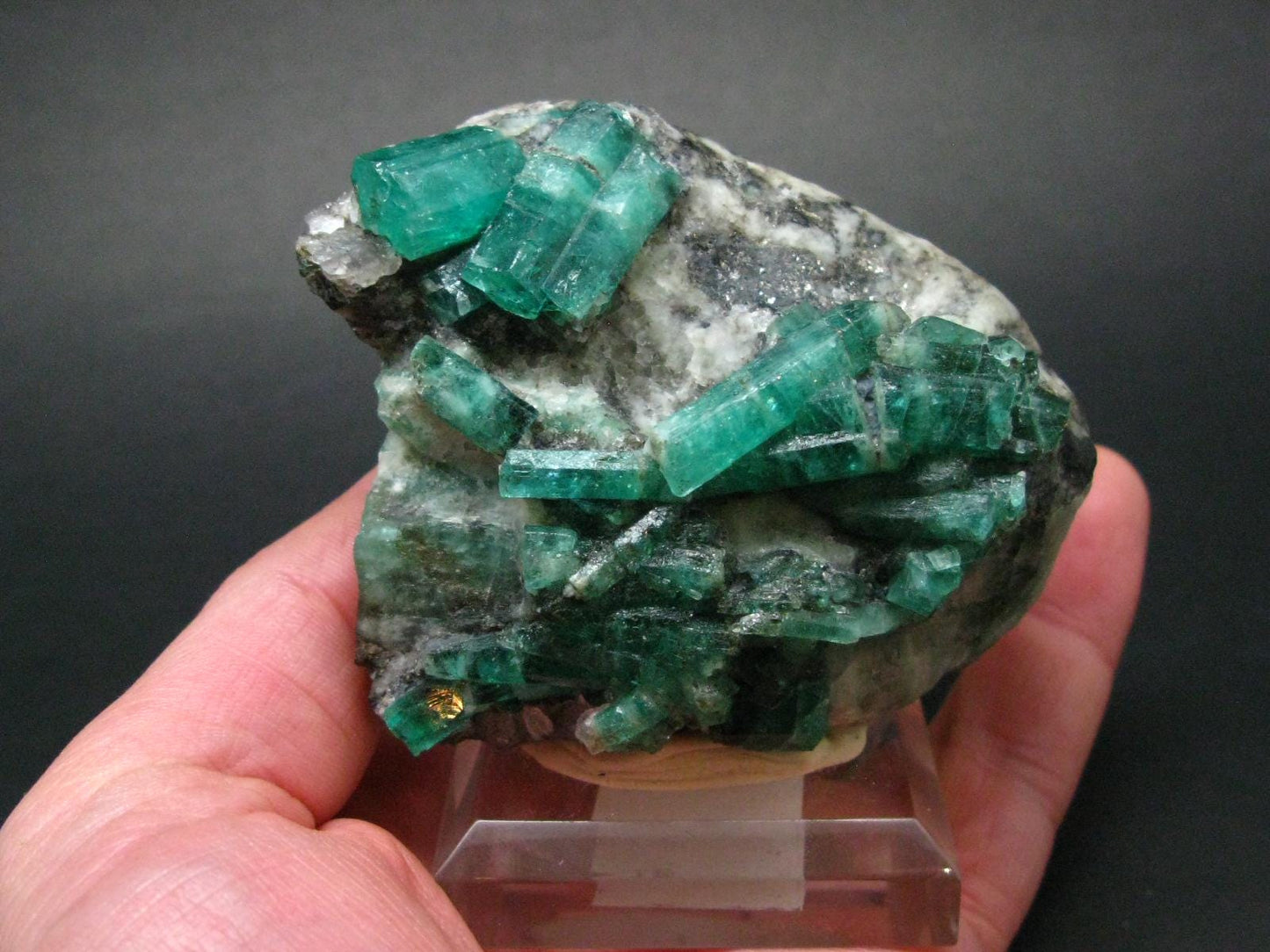 Museum Emerald Beryl Cluster From Russia - 3.1" - 260 Grams