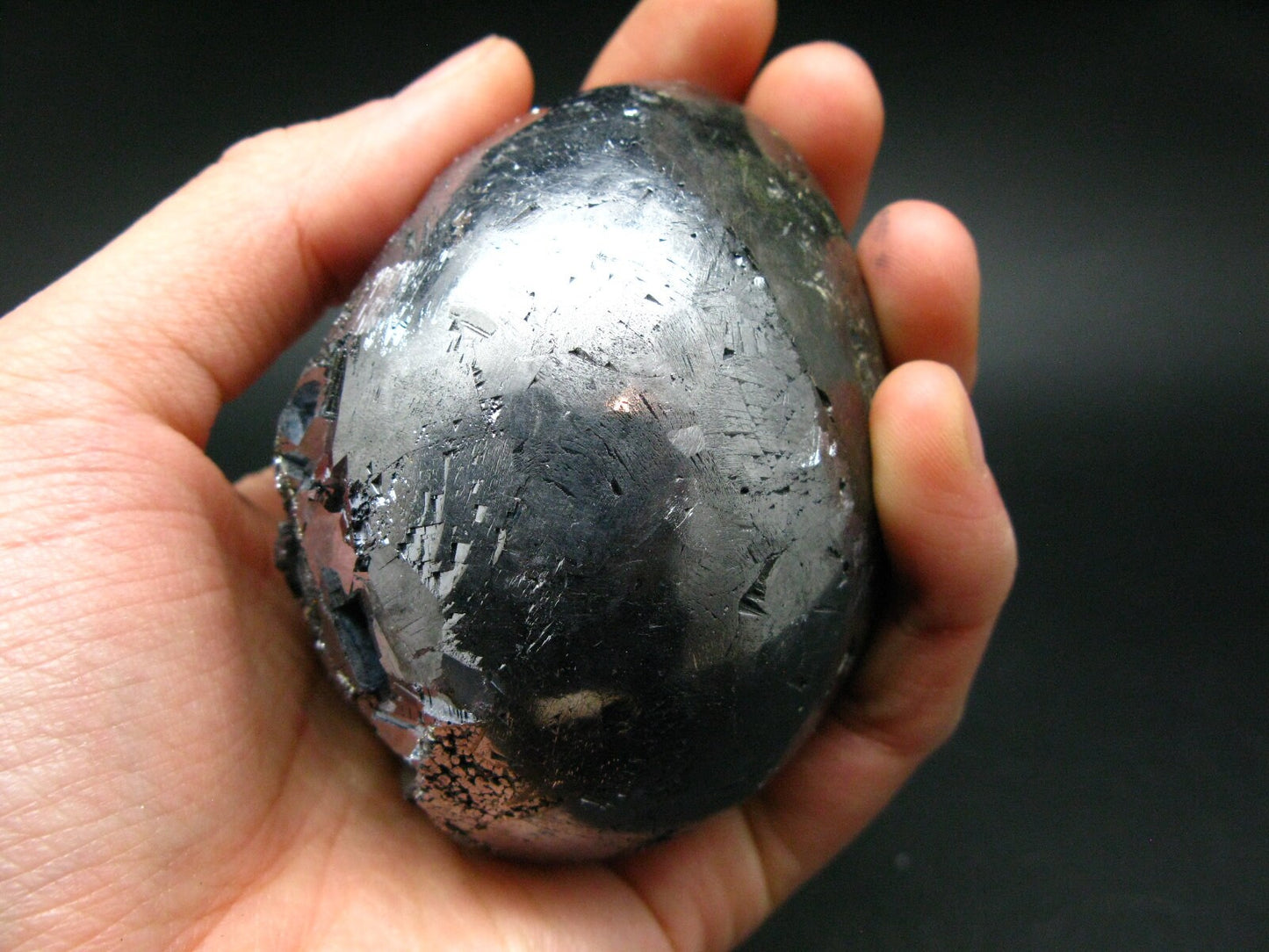 Rare Galena Egg From Peru - 2.9" - 711 Grams