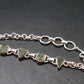 Moldavite Silver Bracelet - 8" - 14.56 Grams
