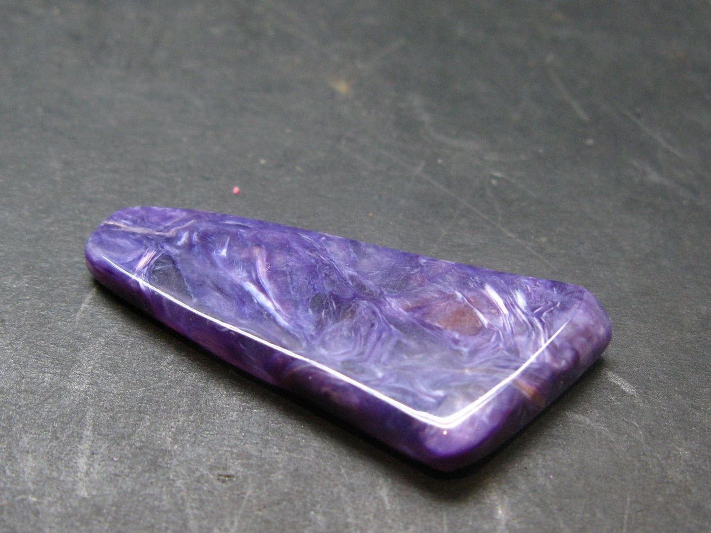 Large Nice Charoite Tumbled Stone from Russia - 5.92 Grams - 1.6"