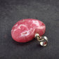 Rhodochrosite Heart Silver Pendant from Alma Colorado - 1.1" - 8.12 Grams