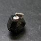 Sharp Black Melanite Andradite Garnet Silver Pendant From Mali - 0.8" - 3.77 Grams