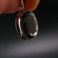 Smoky Quartz Crystal Facetted Silver Pendant From China - 0.9" - 3.29 Grams