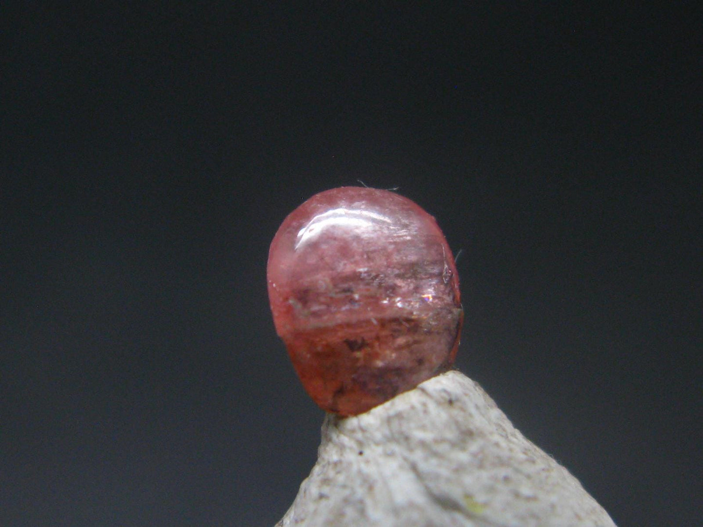 Rare Gem Serandite Cats Eye Cabochon Stone from Canada - 0.48 Carats