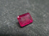 Beautiful Rare Gem Bixbite Red Beryl Emerald Cut Stone From Utah USA - 0.45 Carats - 5.8x4.1mm