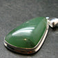 Natural Green Aventurine Silver Plated Pendant From Brazil - 7.57 Grams