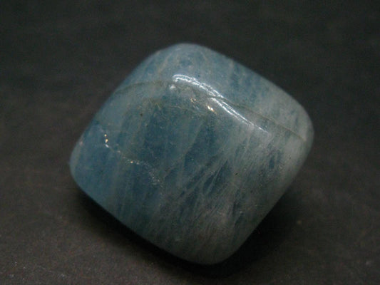 Genuine Blue Aquamarine Tumbled Stone From Brazil - 1.1" - 22.62 Grams