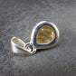 Imperial Topaz Crystal Silver Pendant from Brazil - 0.8" - 2.50 Grams