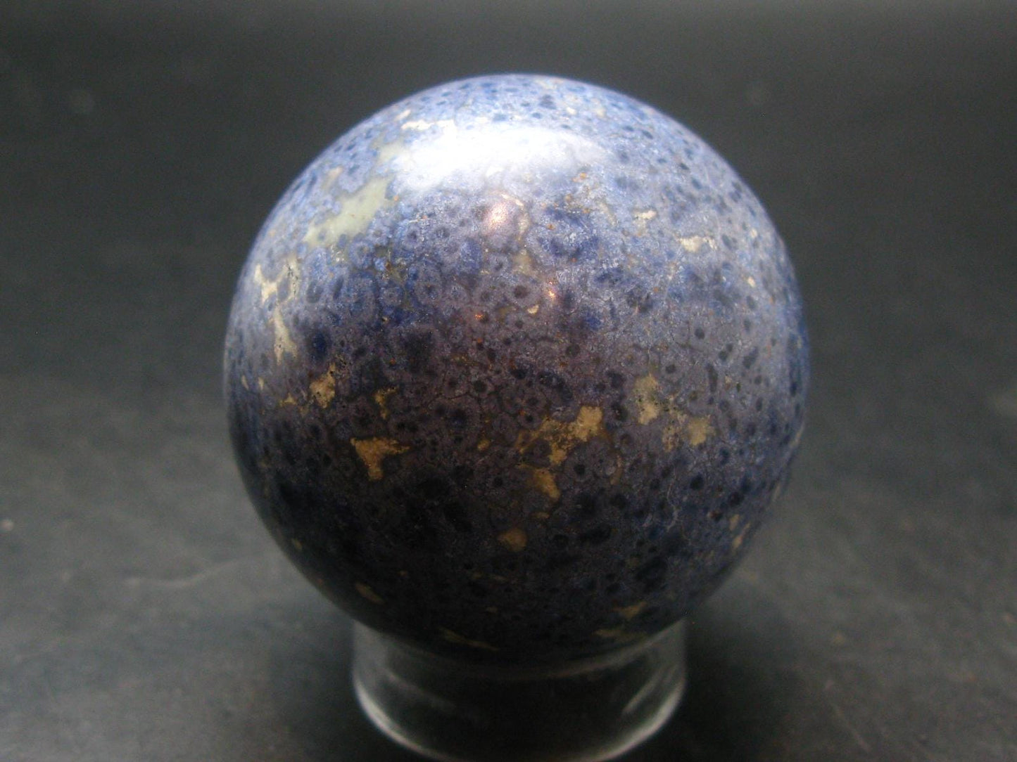 Dumortierite Ball Sphere From Peru - 192.26 Grams - 1.9"
