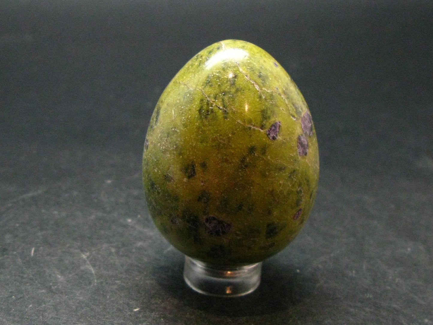 Rare Atlantasite Stichtite + Serpentine Egg from Australia - 1.8"