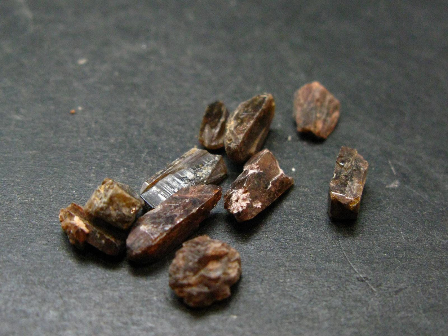 Lot of 10 Xenotime Crystals from Brazil - 20.85 Carats