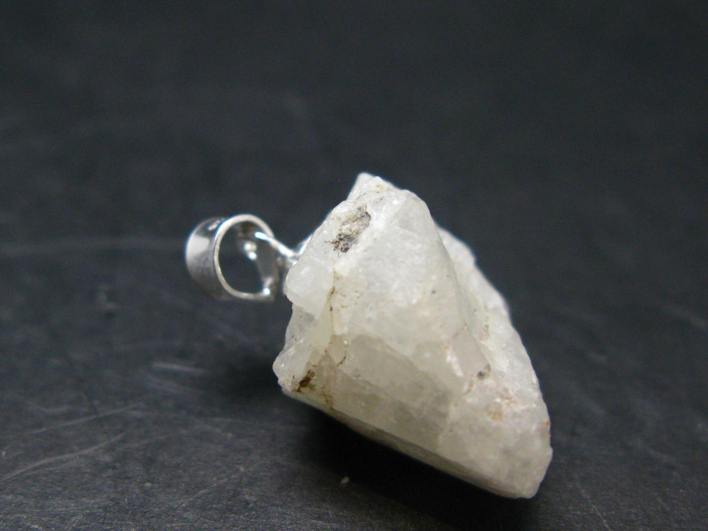 Phenakite Phenacite Crystal Silver Pendant From Nigeria - 0.9" - 3.83 Grams