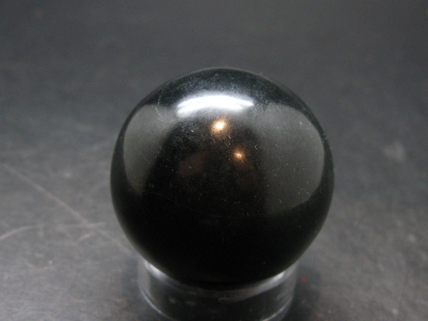 Black Jade Sphere Ball From Greenland - 1.6" - 92.41 Grams