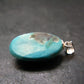 Genuine Turquoise Silver Pendant From Sleeping Beauty Arizona - 1.0" - 2.16 Grams