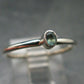 Genuine Alexandrite Gem Silver Ring From Russia - Size 7 - 1.45 Grams