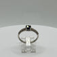 Blue Sapphire Sterling Silver Ring: September Birthstone, Size 8
