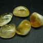 Lot of 5 natural Citrine Tumbled Stones from Brazil