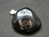 Nuumite Nuummite Pendant From Greenland - 1.0" - 5.81 Grams