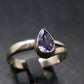 Tanzanite (Zoisite) Sterling Silver Ring - 2.33 Grams - Size 7.5