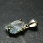 Fantastic Gemmy Aquamarine Crystal Silver Pendant From Brazil - 0.9" - 1.55 Grams
