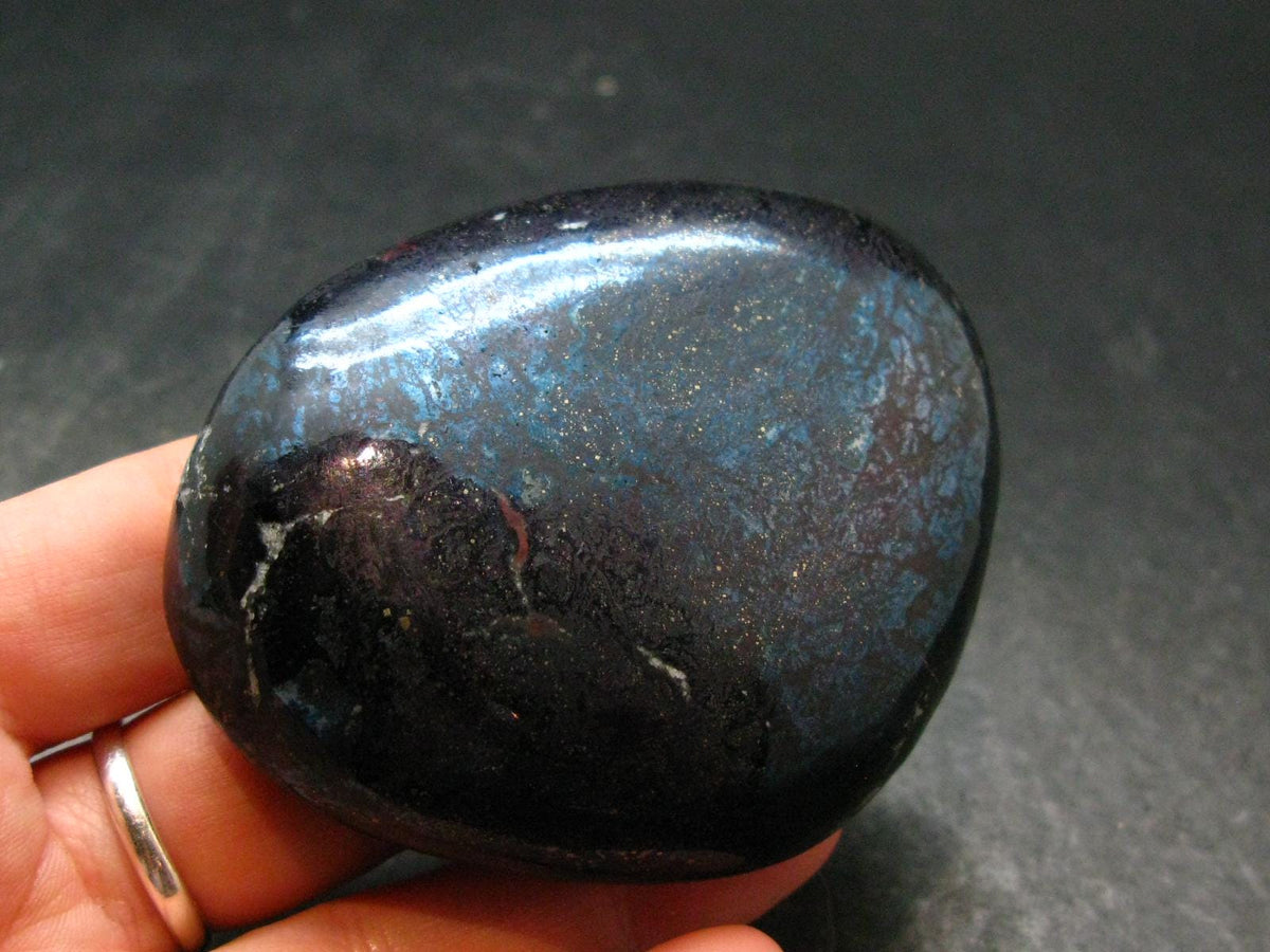 Covelite Covellite Tumbled Stone From Peru - 2.6" - 133.34 Grams