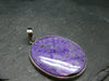 Sugilite Silver Pendant From South Africa - 1.9"