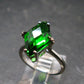 Helenite Gaia Stone Gem Sterling Silver Ring From Washington - Size 6 - 4.50 Carats
