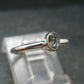 Genuine Alexandrite Gem Silver Ring From Russia - Size 4 - 1.32 Grams