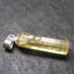 Gem Heliodor Golden Beryl Silver Pendant From Tajikistan - 4.75 Carats - 1.0"