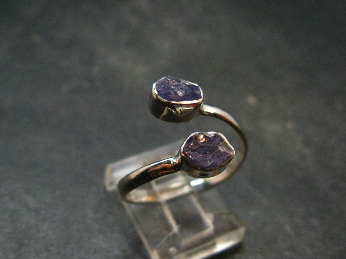Tanzanite (Zoisite) Sterling Silver Ring - 2.66 Grams - Size 9