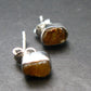 Herderite Stud Earrings Sterling Silver From Brazil - 1.35 Grams